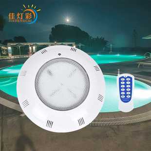 25W园林水景泳池灯 LED磨砂罩子大爱克水池灯 12V塑料外壳水底灯