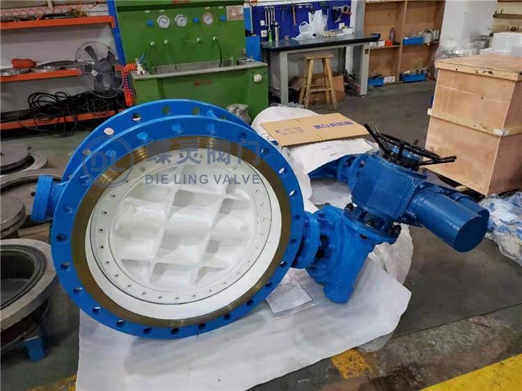 电动蝶阀 D943H-25C电动硬密封蝶阀DN300