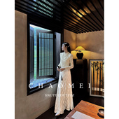 千金风显瘦蕾丝复古轻奢上衣半裙套装 冯 法式 白月光 CHAOMEI