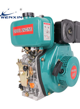 178F diesel engine 柴油动力小型农用单缸7HP汽油发动机柴油机
