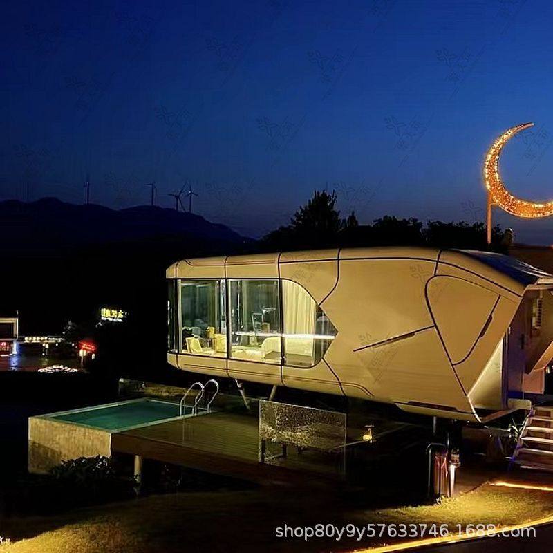 移动太空舱民宿文旅酒店旅馆宾馆办公网红打卡点集成房屋集装箱房,商业/办公家具,民宿酒店太空舱/苹果舱,淘宝优惠券,粉丝福利购,淘宝优惠卷