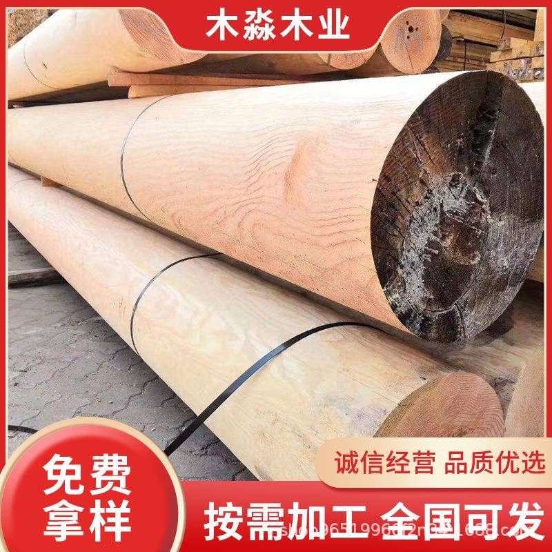 建筑木方木方工地用工程垫木桥梁支模枕木打桩木白松跳板花旗松