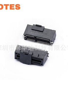 LOTES APCI0473 连接器 PCIE4.0显卡接口 36PIN 贴片型SMT 黑色