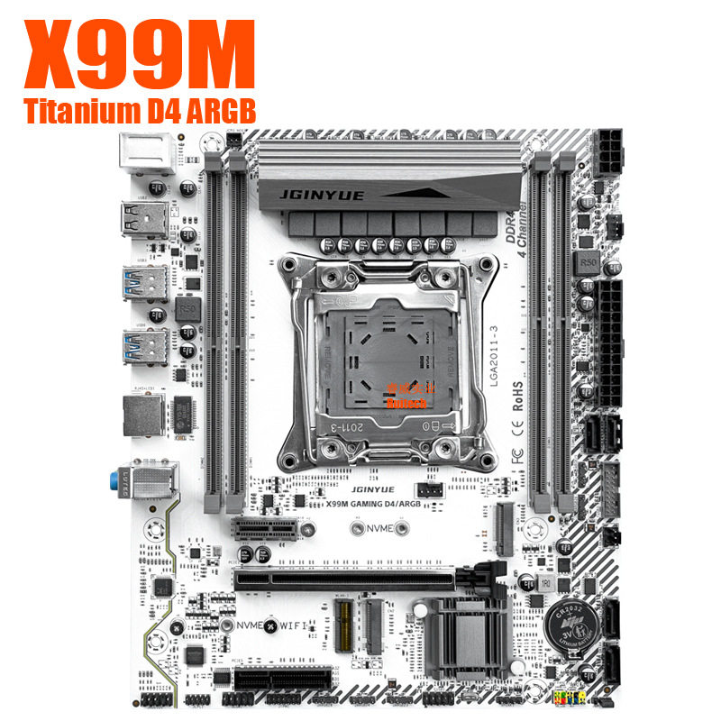 全新精粤X99M GAMING D4/ARGB主板 4通道DD4R 支持128G 主板图片
