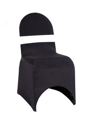 厂家专业黑色弹力椅套 拱形黑色耐脏酒店椅套 HM-TL4