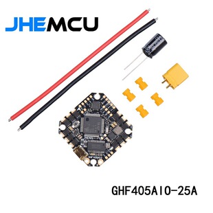 JHEMCU GHF405AIO PRO 25A 45A牙签穿越机F4 3-6S AIO无刷飞控BEC