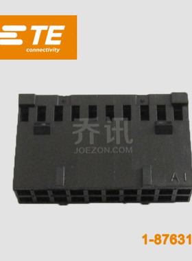 TE/AMP泰科安普 1-87631-5 矩形连接器 黑色胶壳母形插口针脚数20