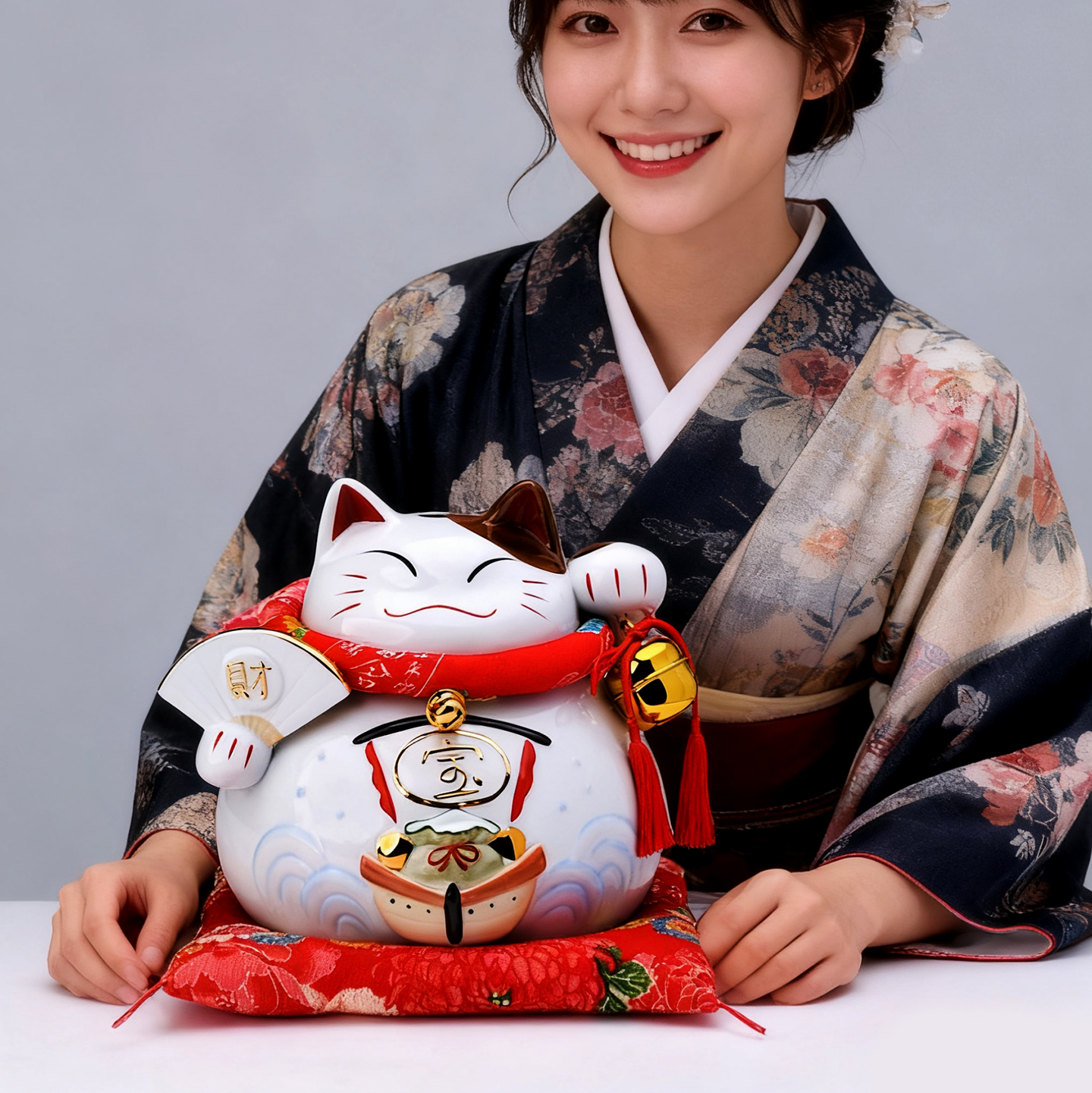 猫舍道乐堂本铺招财猫日本进口