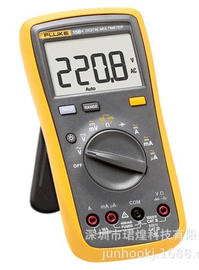 万能表福禄克Fluke 17B+手持式1000V万能多用电表数字万用表