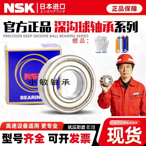 日本NSK 6214 6215 6216 6217 6218 6219 6220 ZZCM DDU 进口轴承
