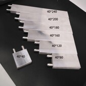 水冷头CPU显卡芯片模具水冷散热器半导体制冷片铝水冷板吸热液冷