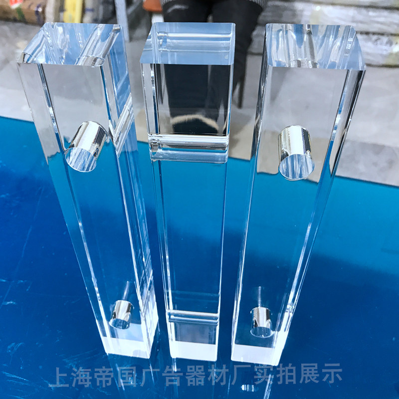 亚克力红酒架子定制透明条有机玻璃棒洋酒柜会所酒窖展示陈列吊件