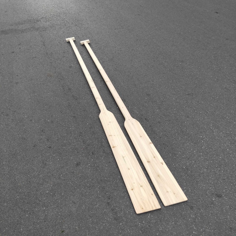 船桨划桨 手摇一对皮划艇船桨板拖尾桨龙舟漂流实木划船桨舵道具