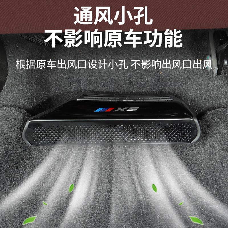 适用宝马18-24款3系x1x3x4x5x7出风口保护罩内装饰用品座椅下配件