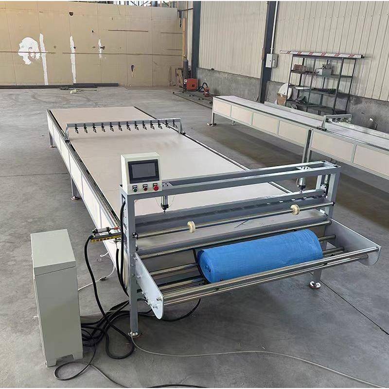 全自动铺布机拉布面料无纺布断布机伺服电机针梭织两用自动放布机