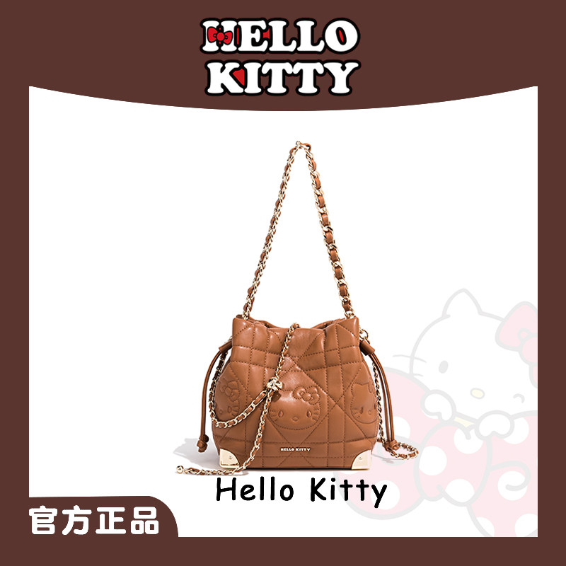 Hello Kitty 2024新款轻奢时尚单肩斜挎潮流包包