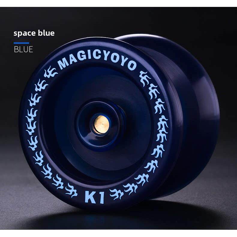 Magic yoyo 悠悠球 K1男孩塑胶溜溜球yoyo球儿童动漫玩具 深空蓝