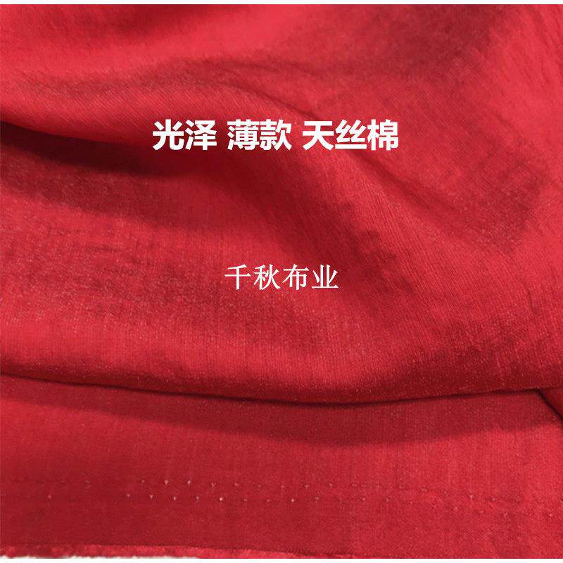 薄款暗红色白色 灰色银丝变色天丝棉布料 夏天衬衫吊带裙子变色龙