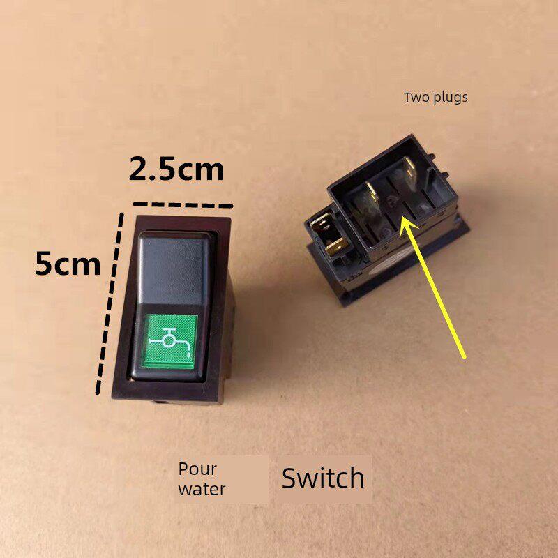 汽车货车淋水开关12v24v通用带灯翘板开关刹车喷水按钮淋水器配件