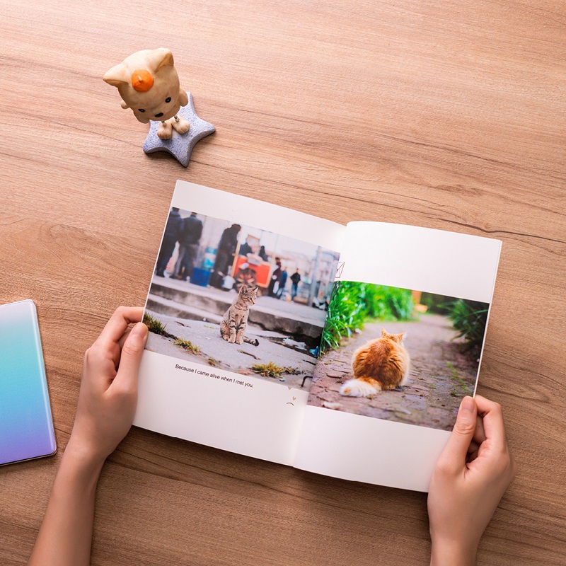米莫照片书定制宝宝纪念册儿童diy洗做成相册本定制情侣礼物影集