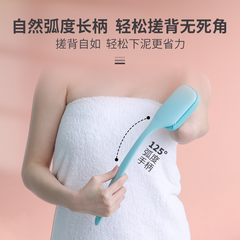 老汤搓泥洗澡搓背神器后背长柄身体沐浴刷搓澡刷女士不求人搓澡巾