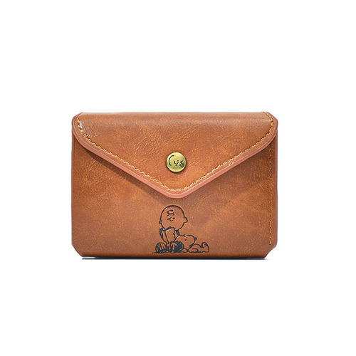 ins风日单杂志附录款钱包史努比