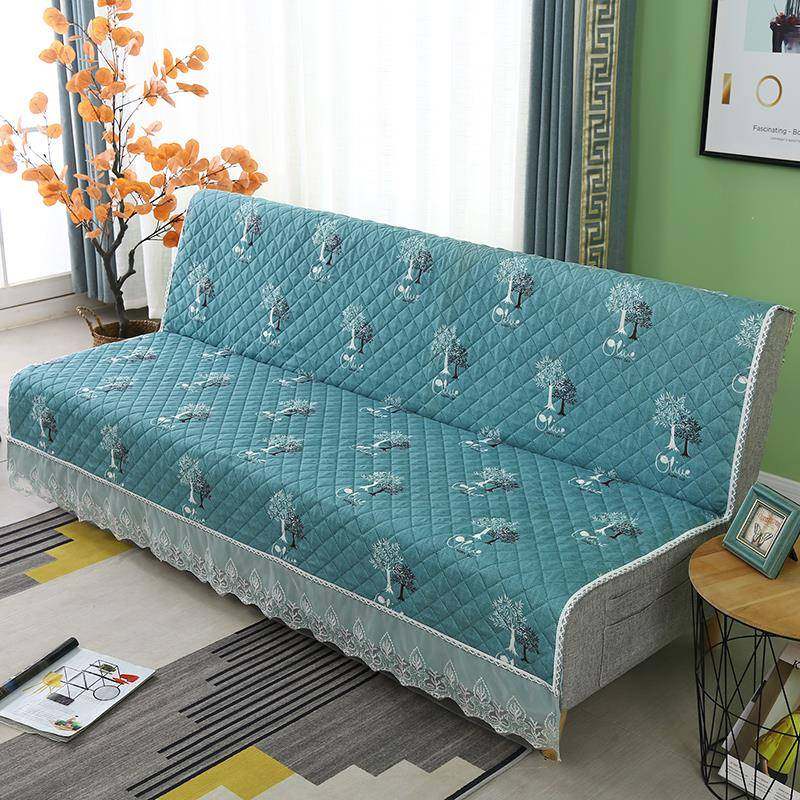 沙发套罩折叠沙发床防滑四季通用单人三人两用无扶手坐垫靠保护壳