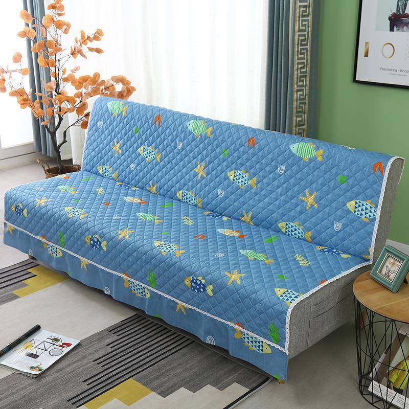 沙发床罩套可折叠蕾丝防滑四季通用小型单人三人两用扶手坐垫盖巾