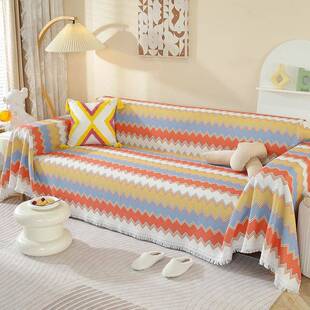 棉麻沙发盖布盖巾盖毯四季通用沙发巾一整张全盖全包沙发套罩防滑