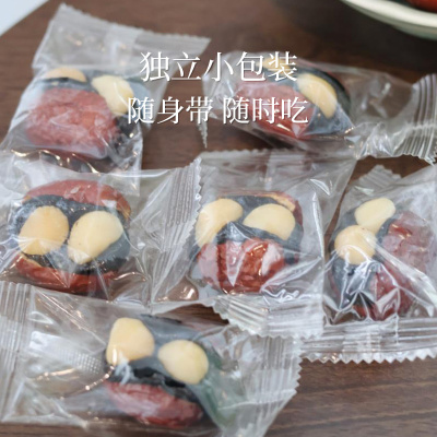 抱富枣大红枣血糯米暴富报抱福枣补气血零食夹心血糯米夏威夷果