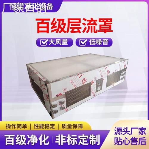 304不锈钢百级层流罩制车间用垂直流效净化无尘洁净送风设备