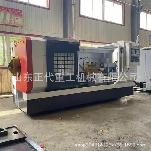 管螺纹QK1322数控车床主轴通孔220双500四爪卡盘数控管螺纹车床