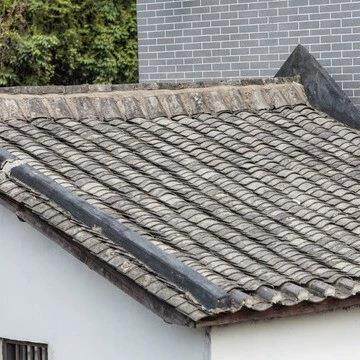 青瓦仿古老青瓦片古建瓦屋顶瓦中式四合院粘土瓦手工小青瓦片