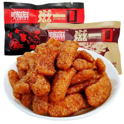 叻滋滋一口素牛肉辣条香菇肥牛怀旧小吃8090后儿时网红零食品