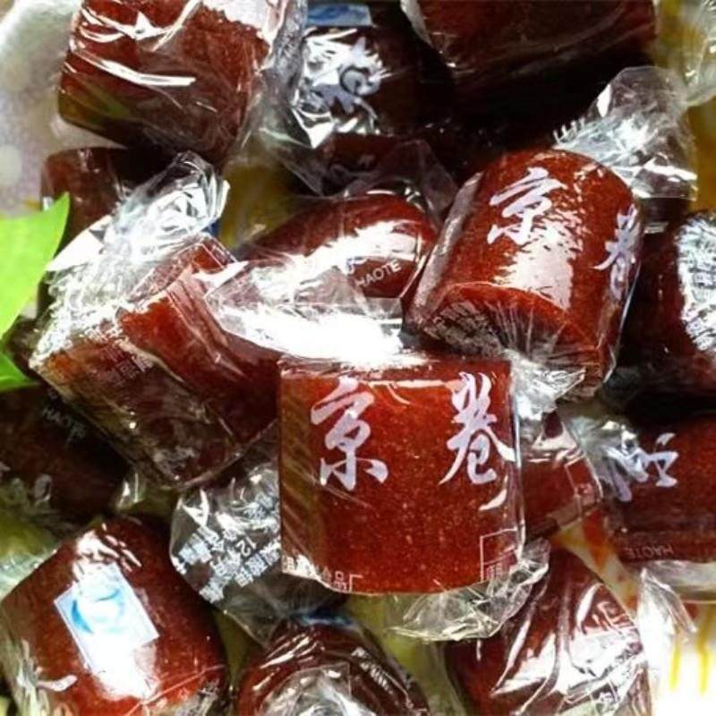 山楂卷果丹皮山楂老式山碴京卷山楂片铁山楂酸楂单层皮儿童休闲