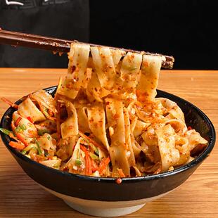 半干面刀削面120g尝鲜装 家用荞麦挂面条葱油拌面方便面食品热干面