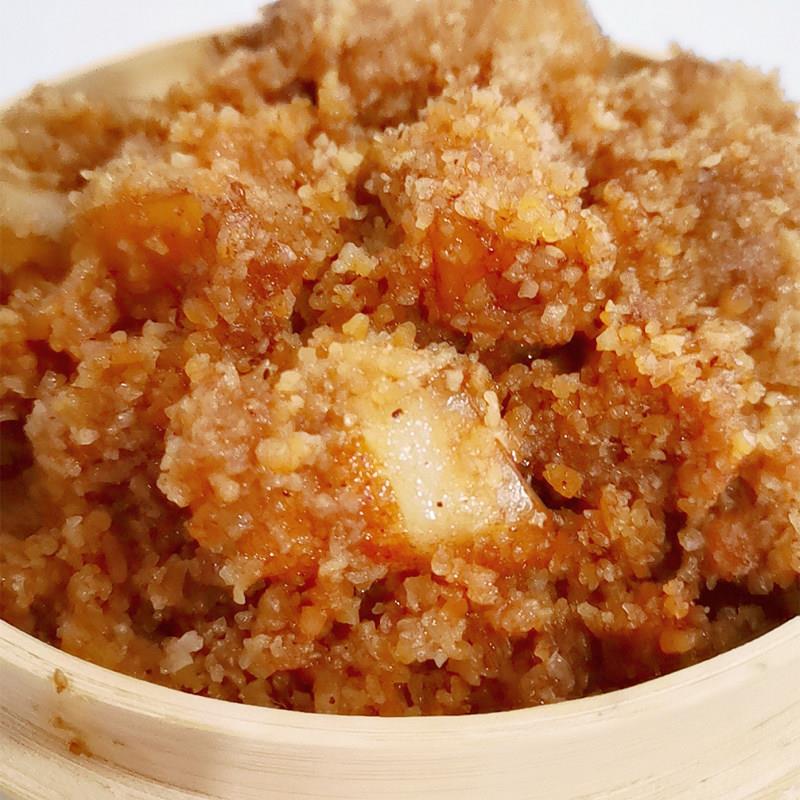 湖北蕲春特产蒸肉粉子蒸肉米粉黄冈家乡味道过年酒席粉蒸肉粗粉子