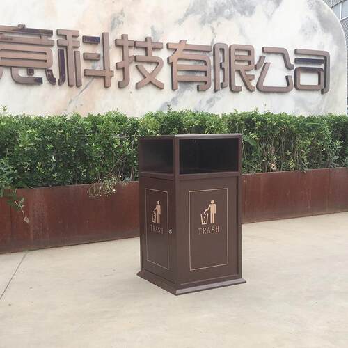 环卫垃圾现桶代外简约不锈钢桶户公园LJT-41-0广场景区垃圾箱果皮