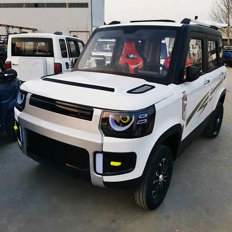 高端油电两用家用电动轿车 封闭观光车