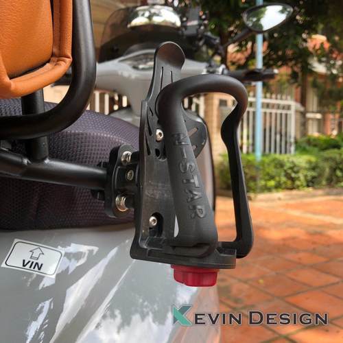 冲刺春天摩托车 电动车改装水壶架 货架可调水瓶 酒精水杯支架