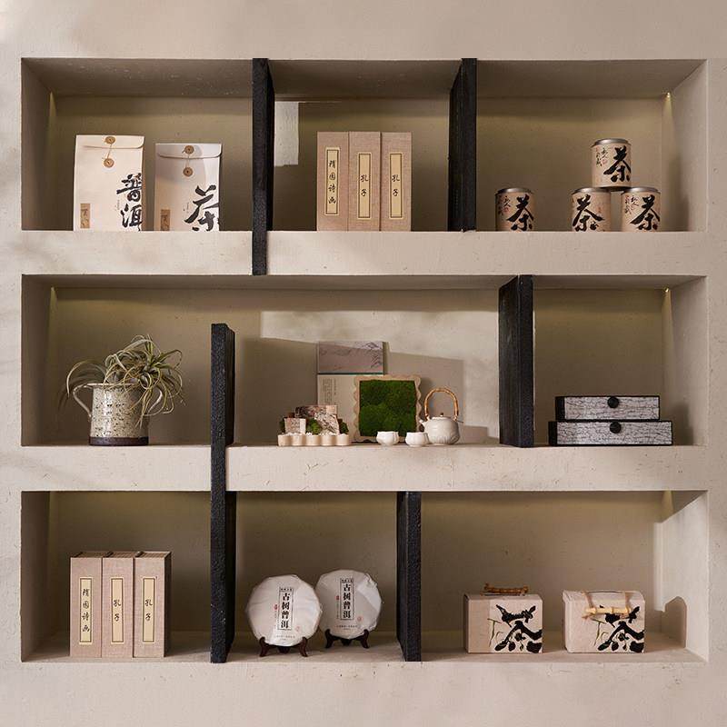 开放格展示柜子软装饰品套装侘寂风客厅书房家居摆设艺术软装设计,家居饰品,装饰摆件,淘宝优惠券,粉丝福利购,淘宝优惠卷