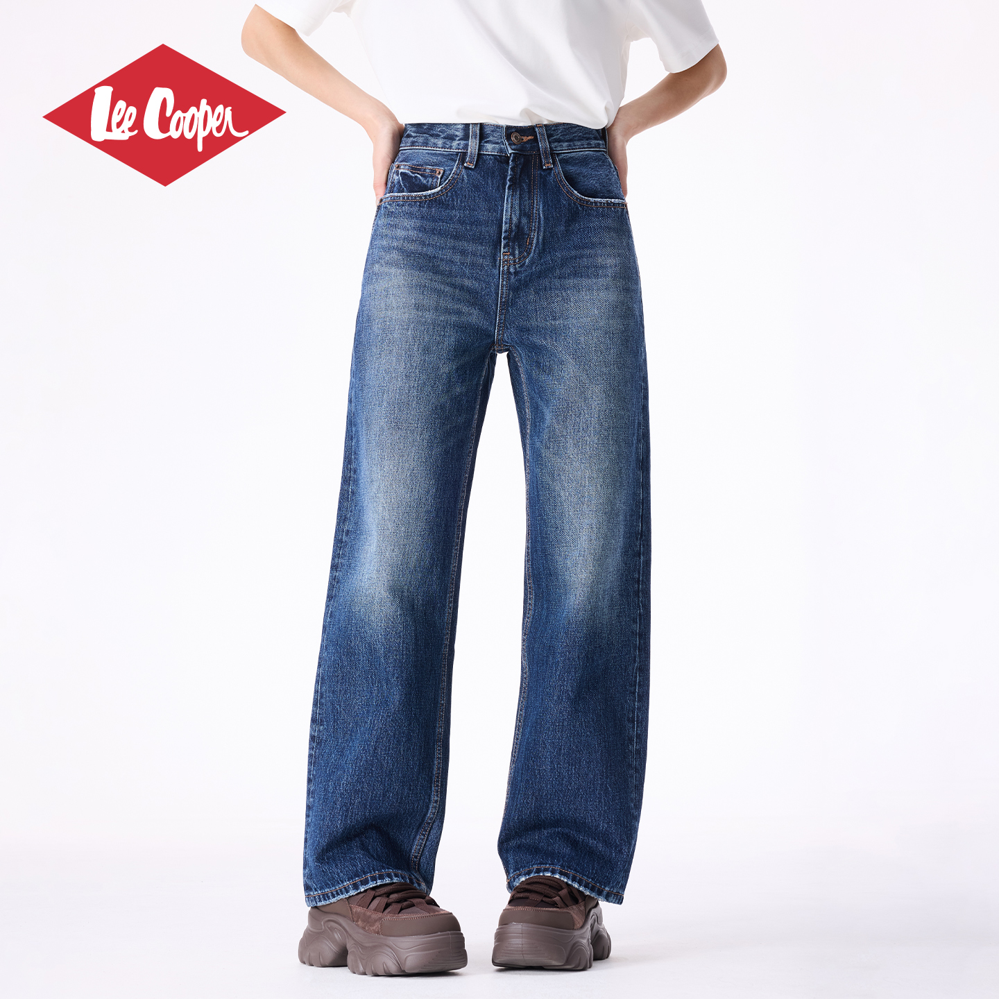 LeeCooper直筒牛仔裤女