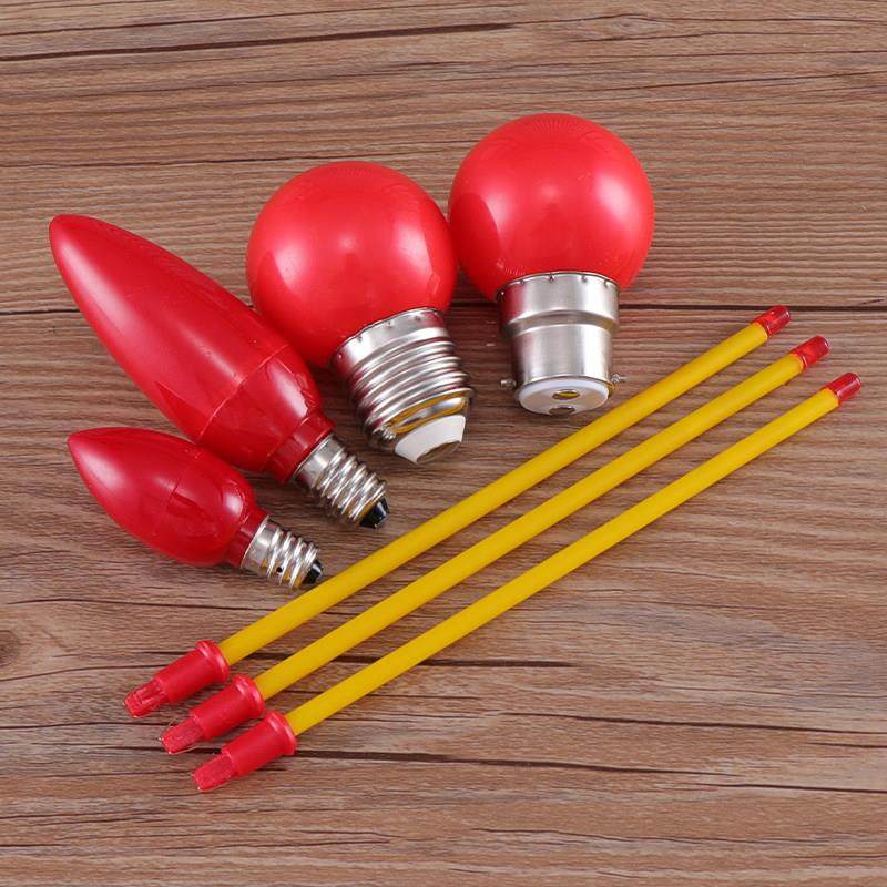 烛台灯泡电蜡烛红色神台led电子香菩萨财神招财莲花灯配件,家装灯饰光源,LED球泡灯,淘宝优惠券,粉丝福利购,淘宝优惠卷