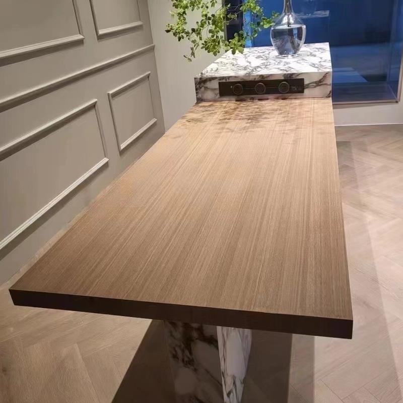 诺岩全岛台餐桌一体家用小户型现代简约轻奢高级感岛台餐桌一体