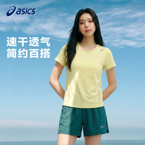 ASICS亚瑟士女装速干衣26夏季新款运动短袖T恤女舒适半袖透气上衣