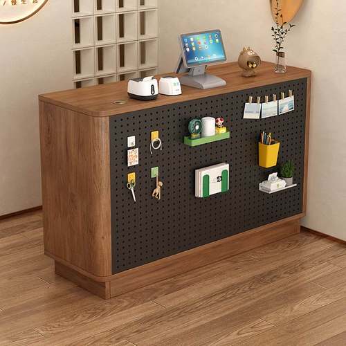 收银柜台店铺小型柜台网红服装店前台桌超市便利店美容院简易小吧