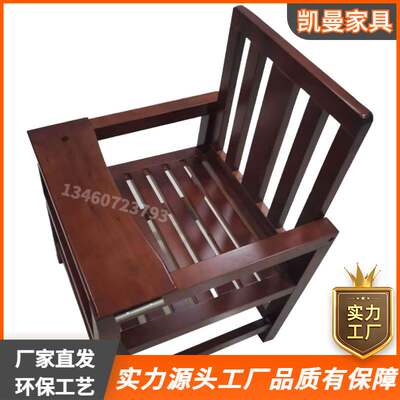 厂家直销法院家具桌椅模拟法庭椅子实木约束椅围栏法官椅