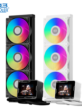 超频三北境GT360M一体式水冷屏显ARGB电脑CPU风扇360水冷散热器