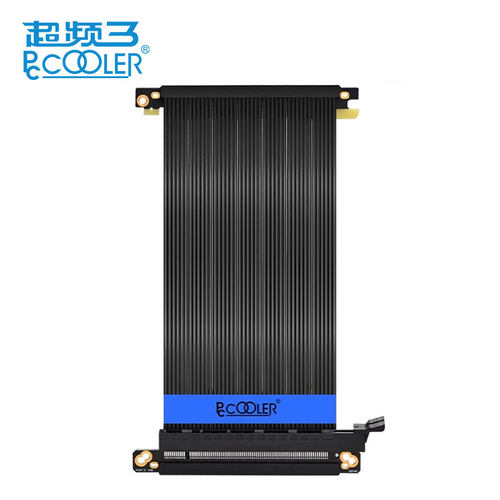 显卡转接线双反向PCIE4.0 X16显卡延长线185mm蜂鸟i100机箱竖装