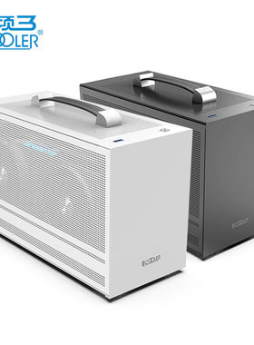 超频三蜂鸟I100PRO白色DIY台式机MINI电脑A4手提便携式ITX小机箱